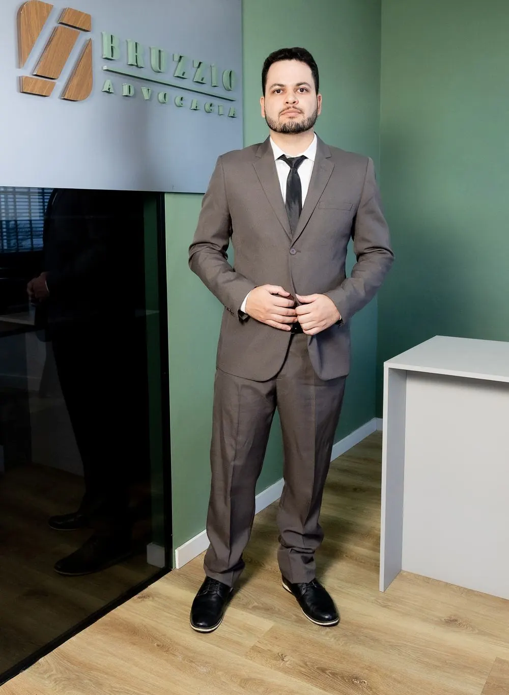Ambiente interno da Bruzzio Advocacia